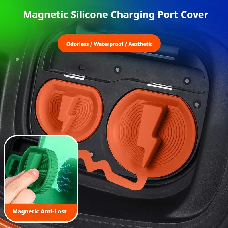 For Leapmotor C01 C10 C11 C16 Silicone Charger Hole Protector Car Charging Port Plug Cover Charger Dust Protection Cover