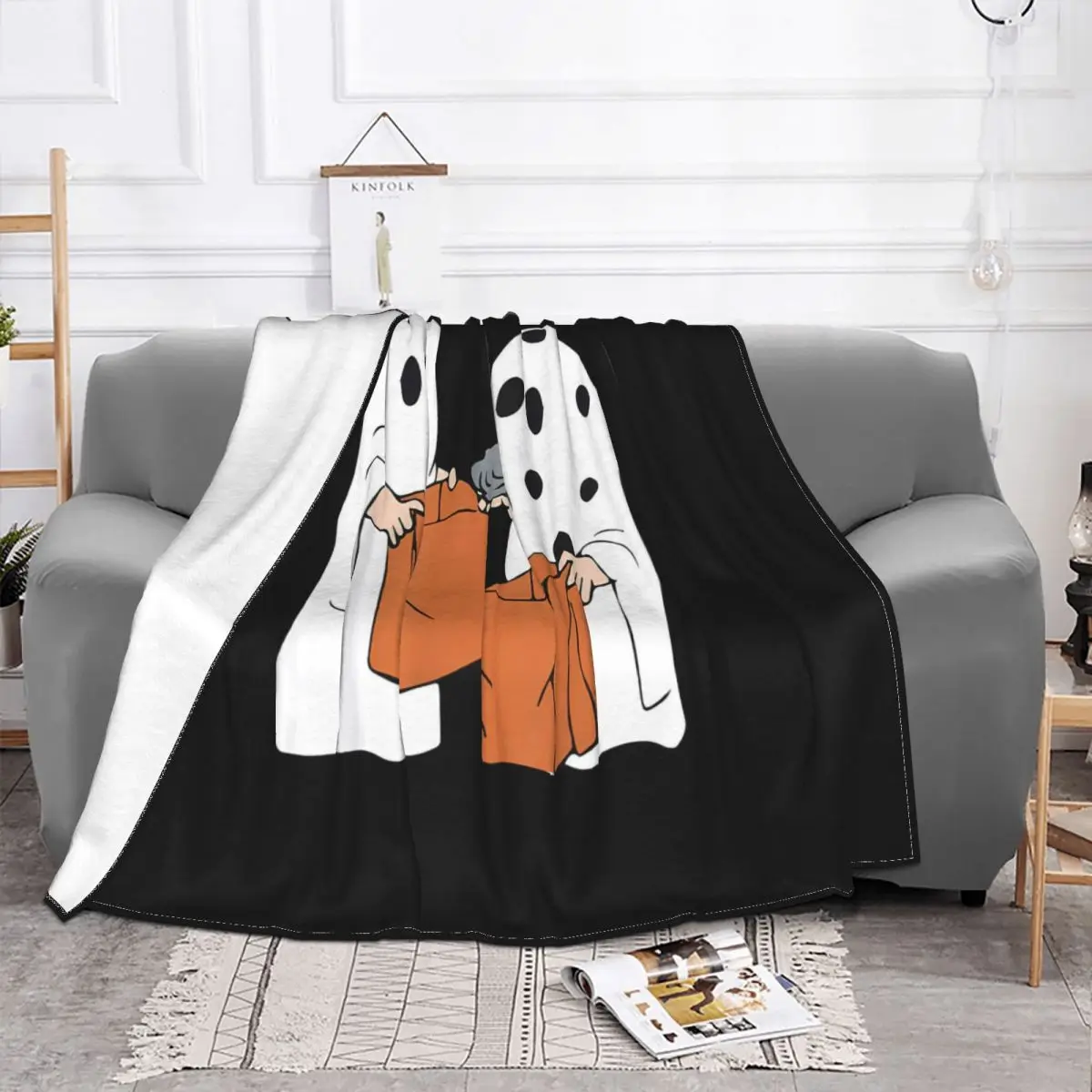 Funny Boo Ghost Scary I Got A Rock 2 Quilt Blankets Blankets & Throws Home And Decoration Throw Blanket