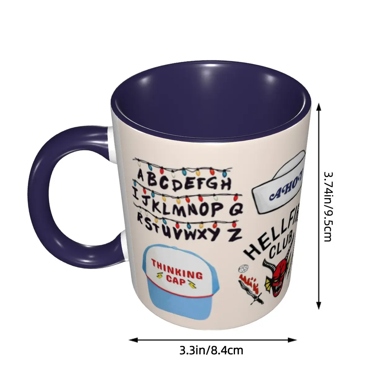 كوب ملصق غريب، أكواب قهوة سيراميك مضحكة، أكواب شاي، كوب حليب، أدوات للشرب، هدية للرجال والنساء #3