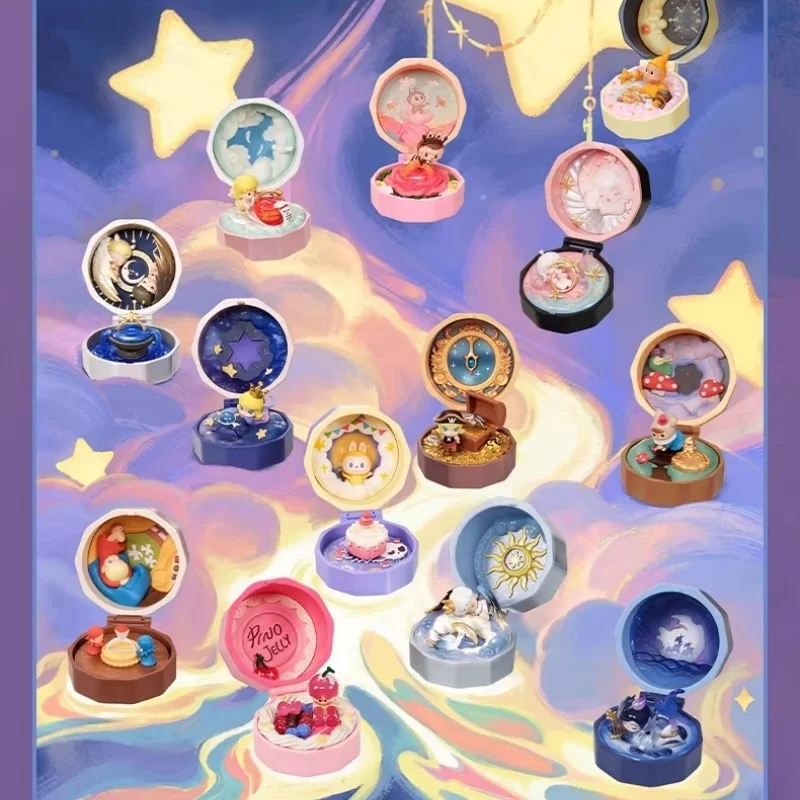 

Pop Mart Romantic Fingertip Series 4 Scenes Blind Box Star Man Collectible Figures Desktop Car Decor Gift For Anime Fans Toys