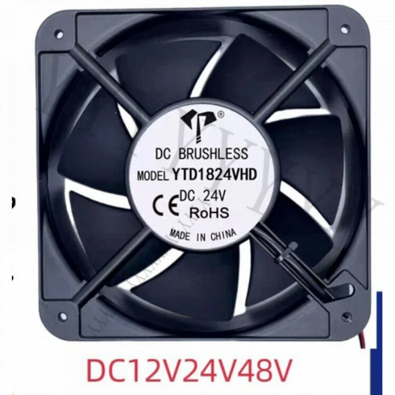 

Y+1PCS YTD1824VHD DC24V 18CM 18060 Cooling Fan