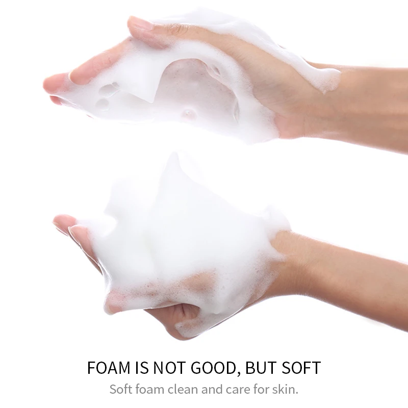   Очищающее средство для лица с рисовой целлюлозой, пенка для мытья лица, уход за кожей, увлажняющее, осветляющее кожу, омоложение, очищающее средство для лица, уход за кожей