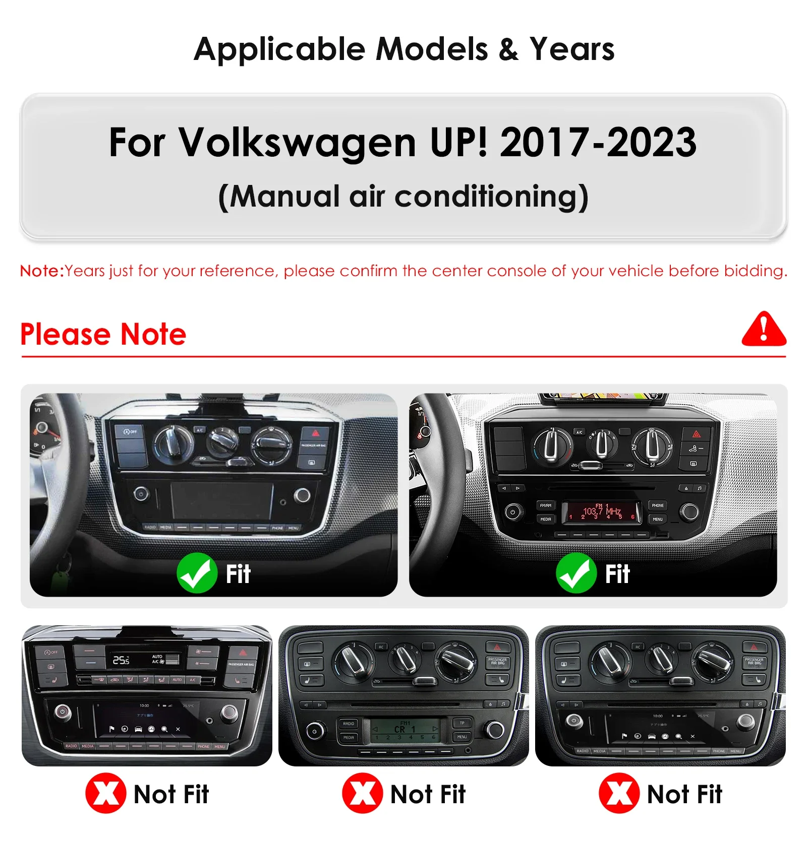 2DIN Android 13 Auto Car radio For Vw Volkswagen UP 2017-2023 4G Carplay Autoradio multimedia player GPS navi Stereo BT 360°Cam