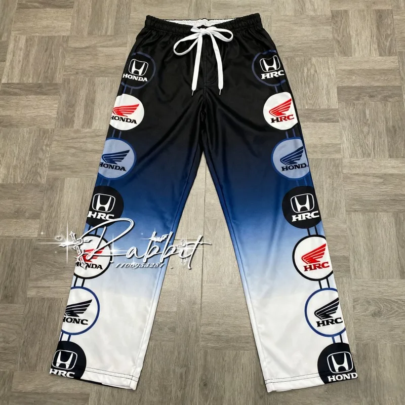 

25/26 New Honda Motorcycle Enthusiast Men's Motorcycle Racing Off Road Sports Quick Drying Sunscreen Pants HRC Casual Pants