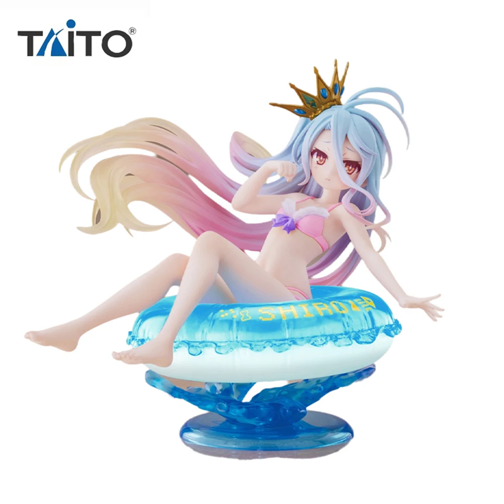 In Stock Original TAITO AFG NO GAME NO LIFE Shiro PVC Anime Figure Action Figures Model Toys