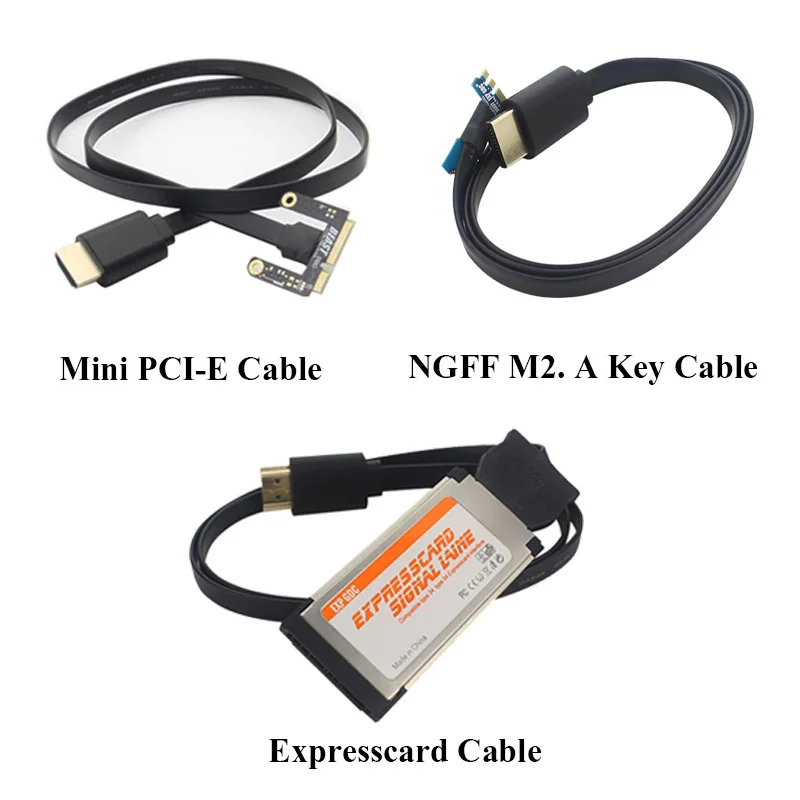 PCI-E 라이저 EXP GDC 외장형 노트북 비디오 카드, 미니 PCI-E NGFF M.2 A/E 키 익스프레스 카드 케이블 노트북 도크 그래픽 어댑터