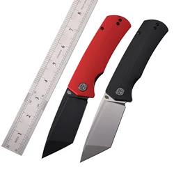 Versteinerter Fisch pfp01t Klappmesser k110 Stahl Klappmesser g10 Griff Touristen messer Outdoor Camping Überleben Jagd edc Werkzeuge