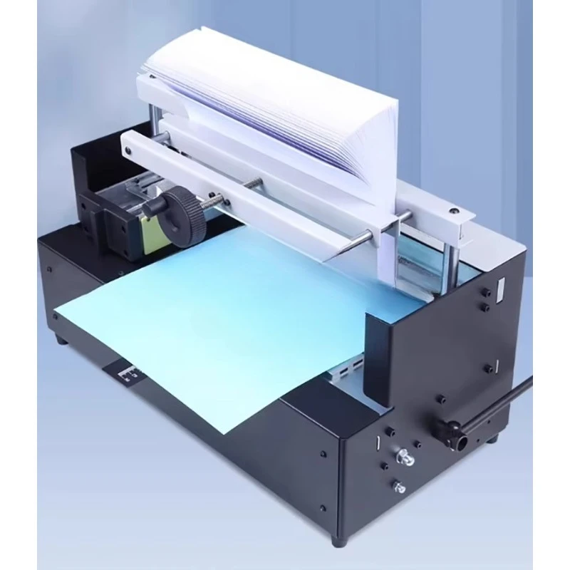 Adhesive Machine 40Mm Maximum Thickness for Office And Printing Industries Heavy-Duty Binding Machine for Document Binding