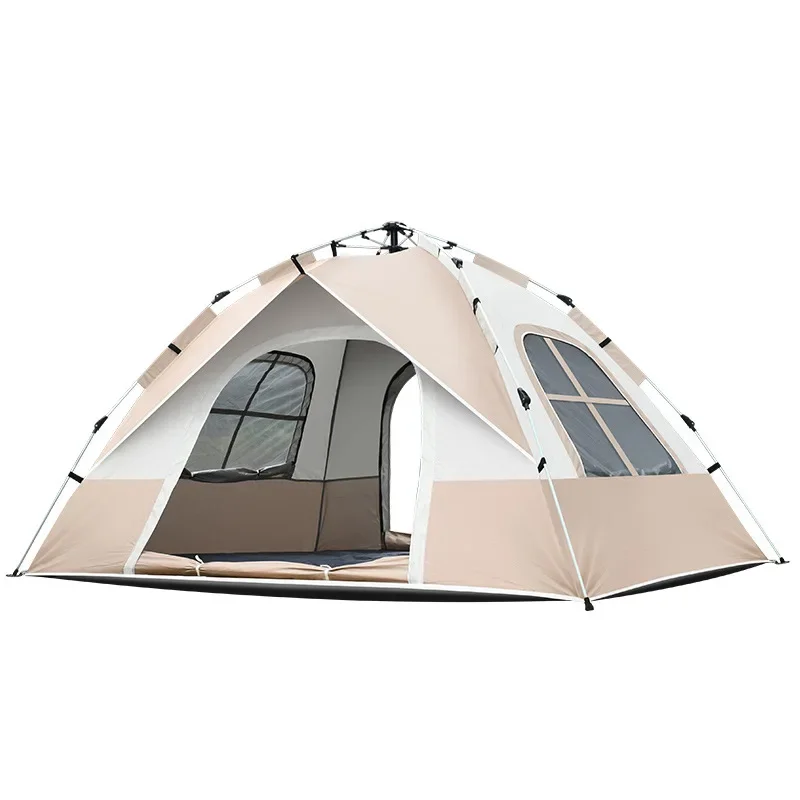 

Drift tent outdoor ventilation spin-on tent double door window fake waterproof mosquito automatic ne