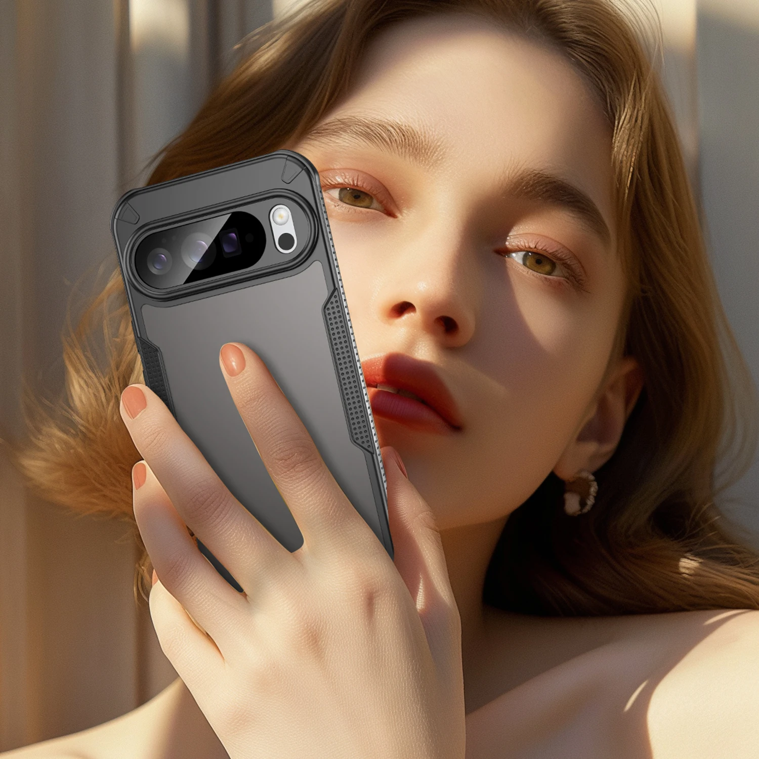 Casing Tas Ponsel Mewah Keras untuk Google Pixel 10 Pro XL Pixel 10 Pixel 9 Pixel 9a Pixel 9 9a 8a 8 Pro 6 6A Sampul Perlindungan