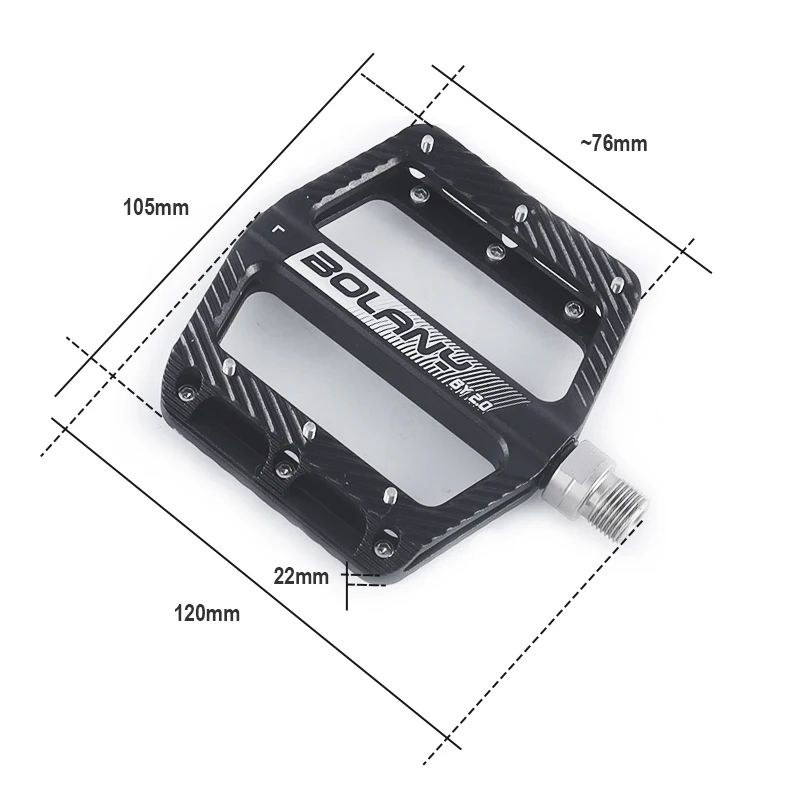 Bolany Bike Pedaal Ultralicht Aluminium 3 Verzegelde Lagers Weg Bmx Mountainbike Pedaal Anti-Slip Waterdichte Fiets Pedaal Accessoires