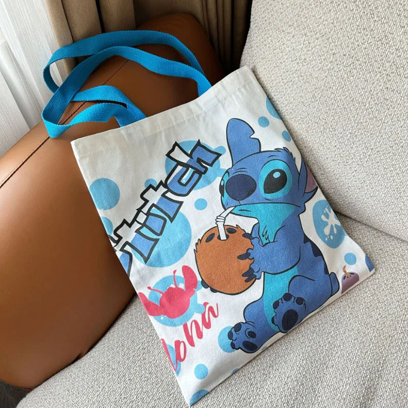 Stitch bag crossbody bag STITCH cartoon peripheral cute canvas bag shoulder bag Lilo and Baby same shopping bag