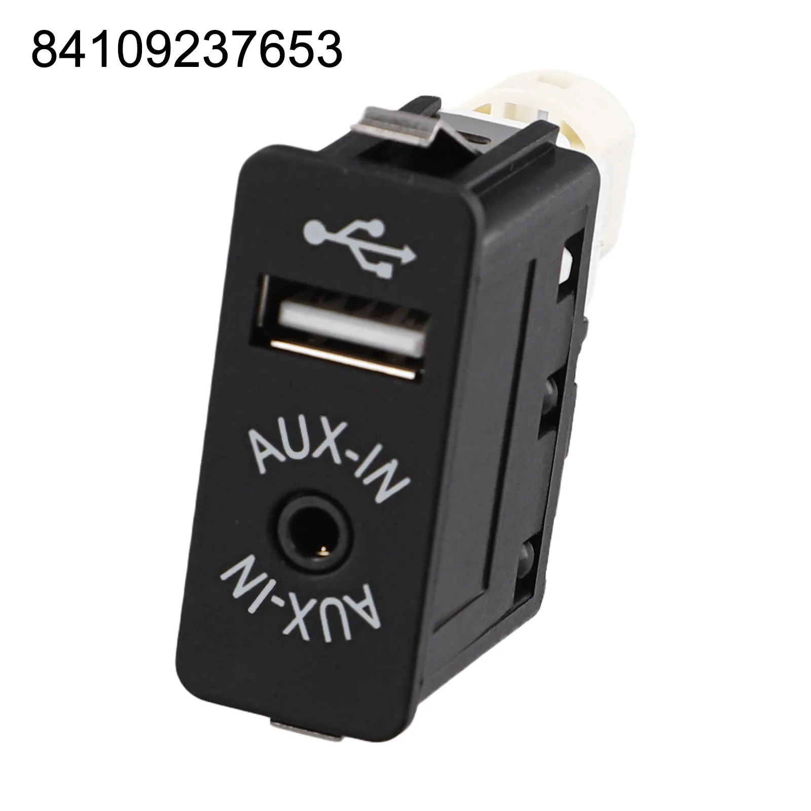 For BMW 1/3/5 Series E60 E61 E81 E87 E90 E91 USB AUX In Socket Port 84109237653 Replace Vehicle Accessories