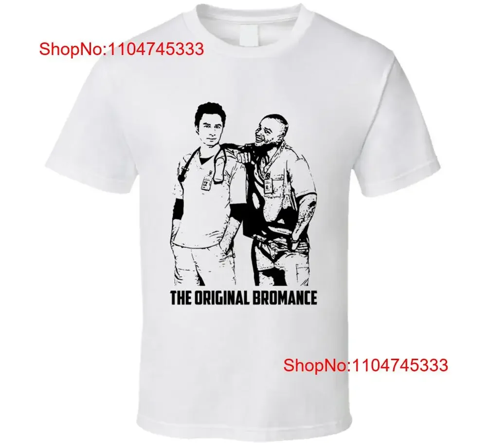 Jd Dorian Christopher Turk Scrubs Original Bromance Tv Show camiseta vintage lavado gráfico streetwear transpirable
