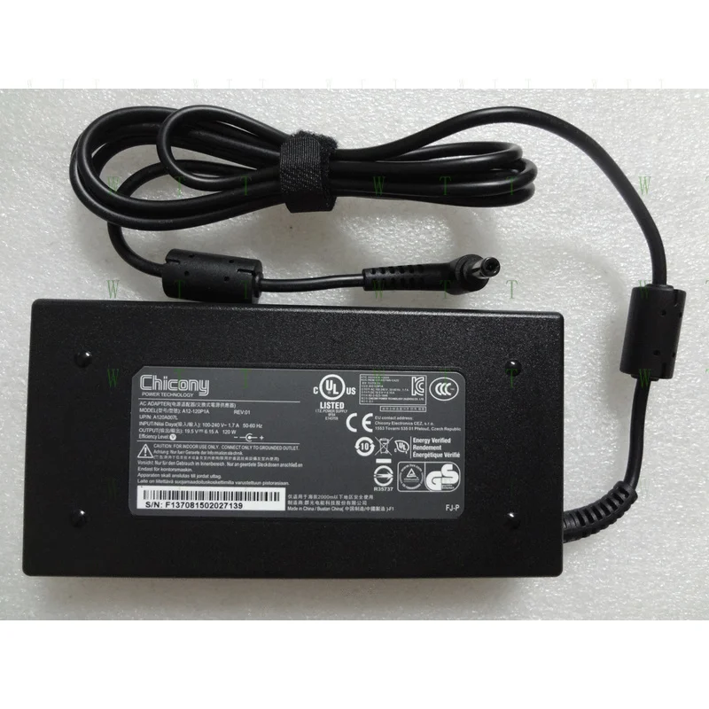 

TTT для MSI A12-120P1A Зарядное устройство для ноутбука Адаптер переменного тока Блок питания 19,5 В 120 Вт Оригинальный Chicony