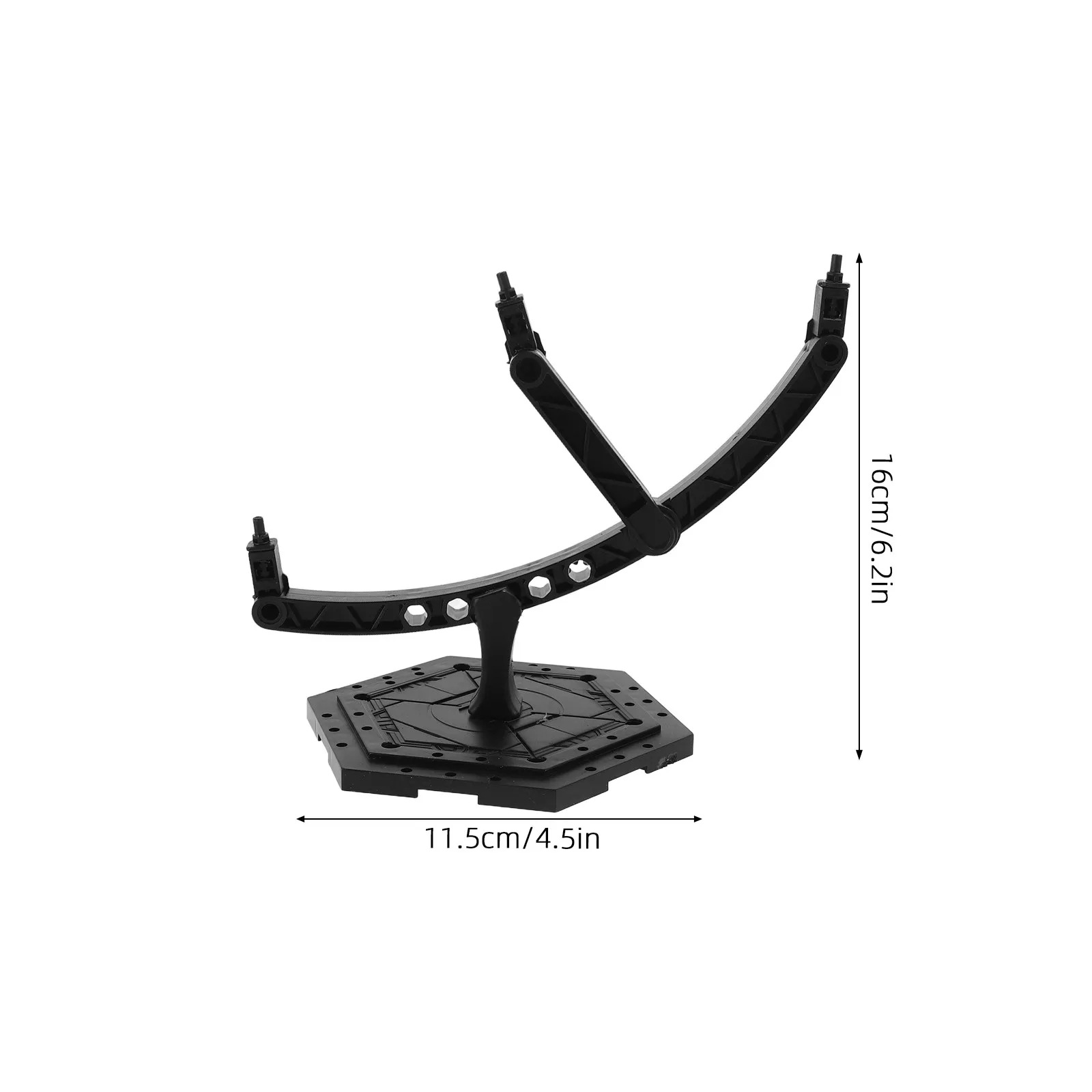 Supporto per Esposizione Figure da 6,29 Pollici - Stand Minimalista per Personaggi d'Azione - Base Antiscivolo Sicura Compatibile con Modelli Gundam