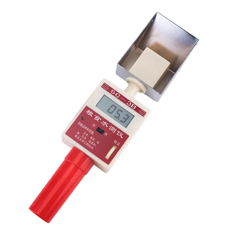 

Bucket Grain Moisture Meter SC-3B Testing of Wheat, Maize, Rice, Soybean and Rapeseed Moisture Meter