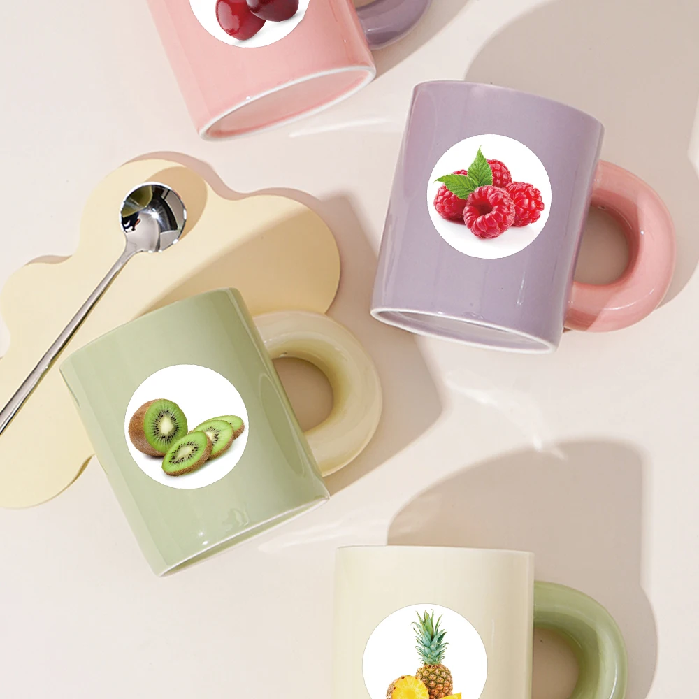 500pcs Fresh Fruit Roll Stickers Decals For Laptop Scrapbook Suitcase Skateboard Guitar DIY Aesthetic Stickers Creative Gifts - Image 5