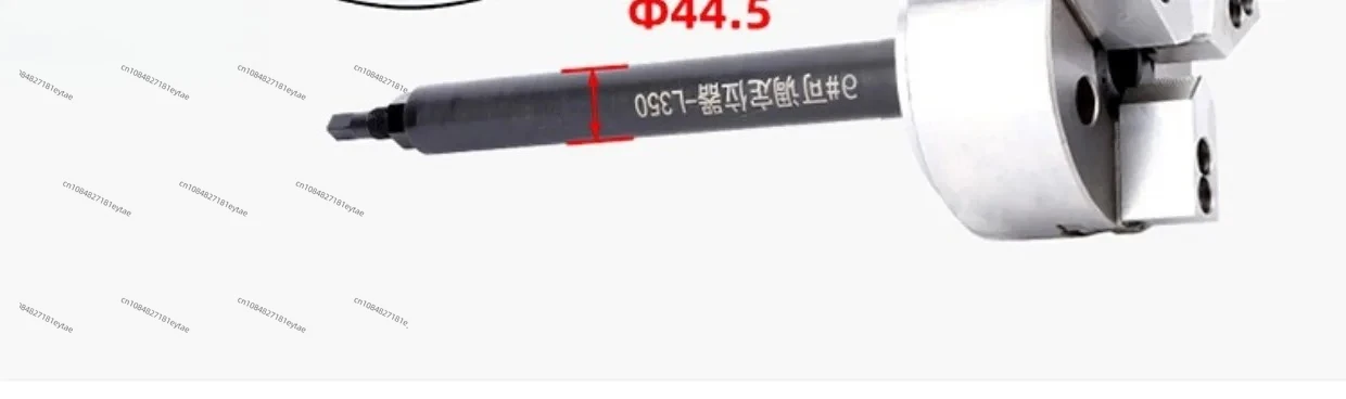 Hollow hydraulic chuck positioner Lathe accessories Cover backer Long shaft Adjustable dust cover 6.8.10 inch