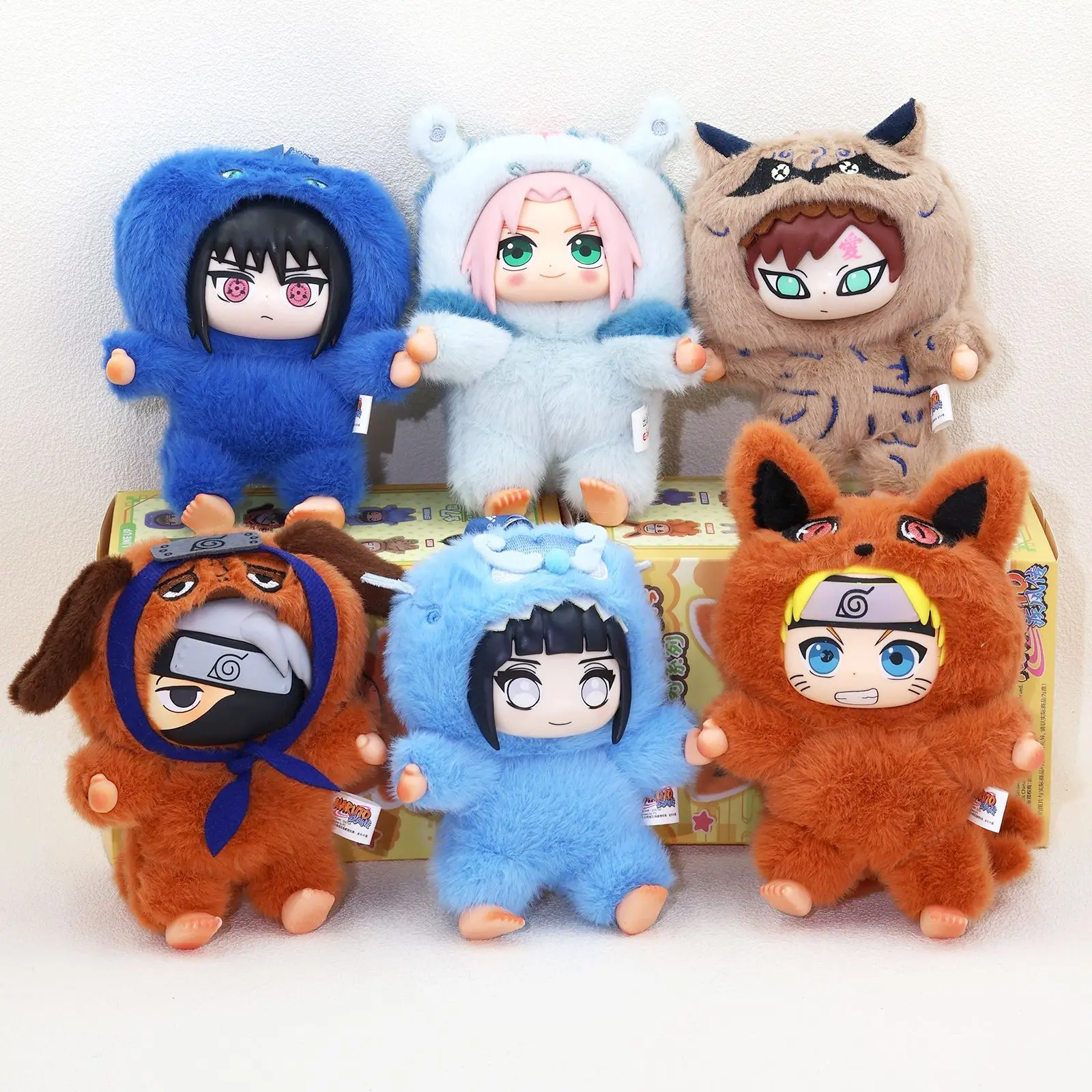 Hochwertige Naruto Wildtier-Blindbox, handgefertigter Plüsch-Anhänger, Überraschungstüte, Vinyl-Gesichts-Plüsch-Minipuppe, Spielzeug, Geburtstagsgeschenk – Detail 5