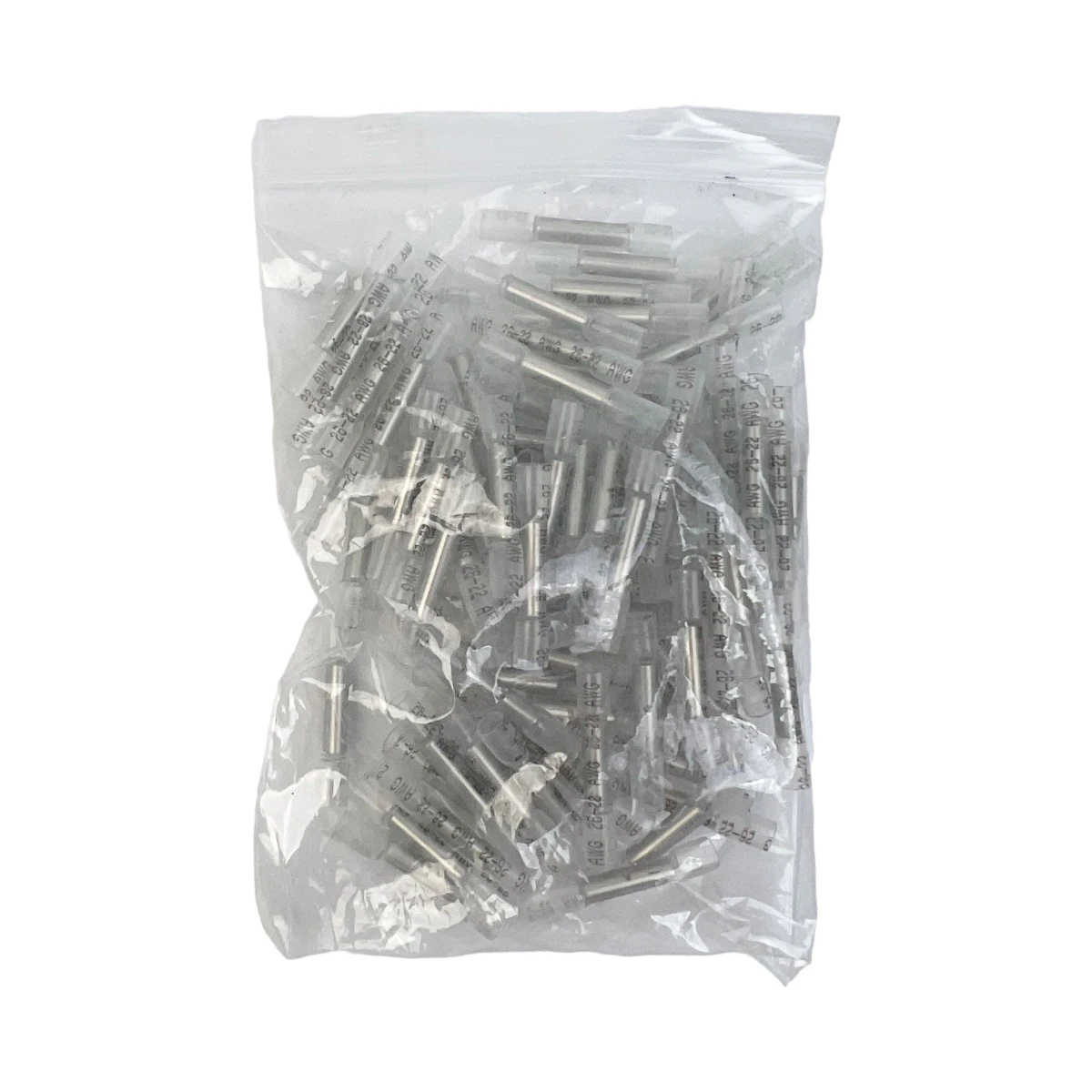 

100pcs Heat Shrink Terminal Block White 24-26 Durable Insulation Tube for Electrical Wiring