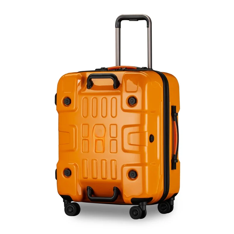 Password suitcase PC large-capacity zipper trolley case universal wheel 23 inches