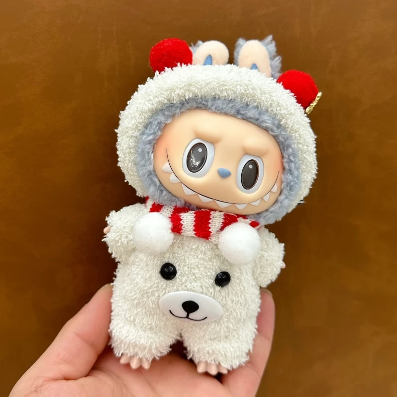 17cm Mini Plush Doll'S Clothes Outfit Accessories for 17cm Labubu V1 V2 Multiple Styles Replacement Clothing Accessories Suit - Image 4