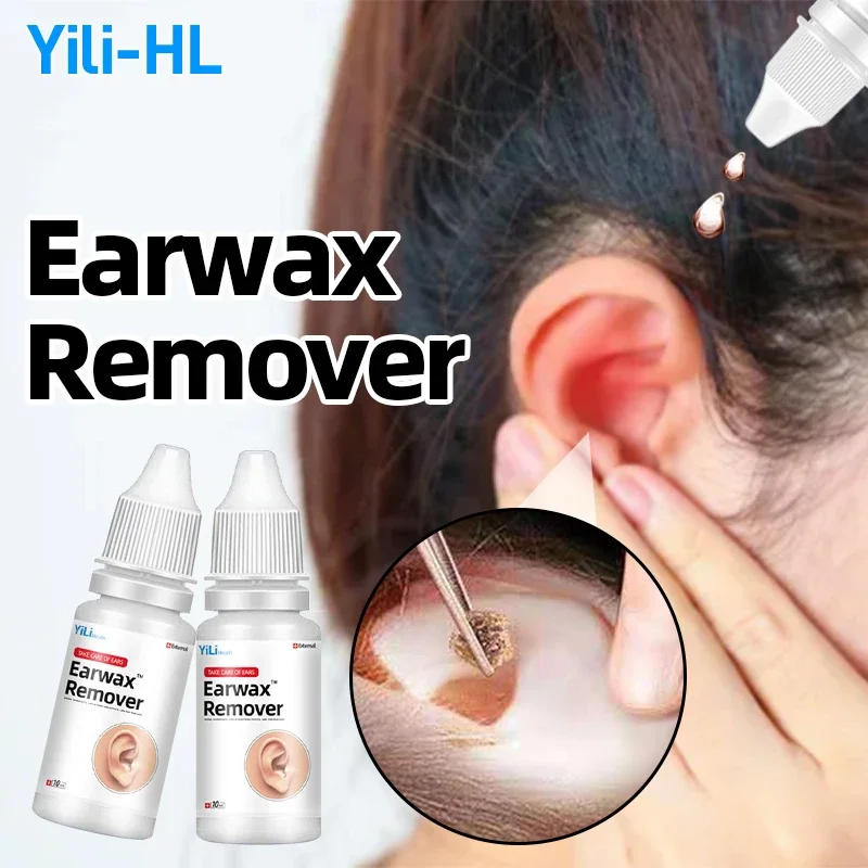 

Earwax Remover Drops Ear Wax Cleaner Ear Pain Itching Otitis Tinnitus Ear Pick Remove Earpick Clean Herbal Medicine 10Ml