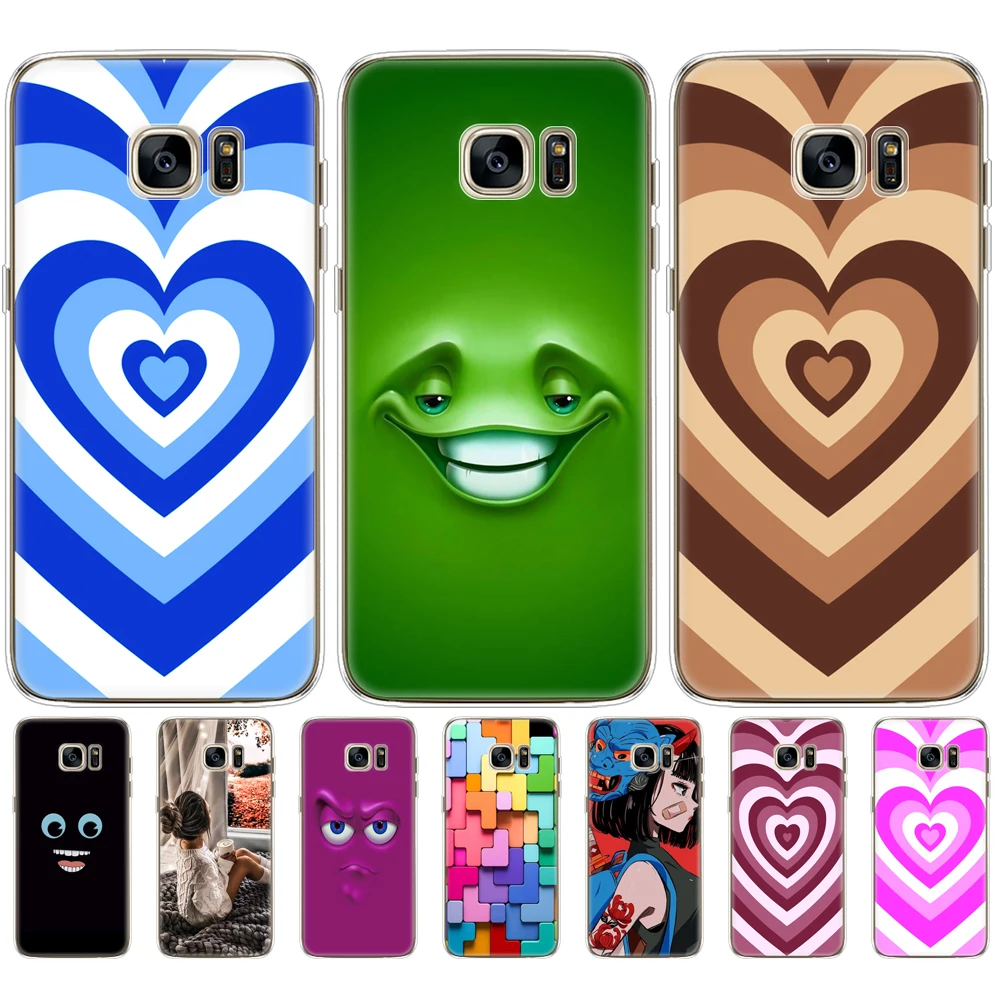 For Samsung Galaxy S7 egde case Cover for Samsung Galaxy S6 edge Case for Samsung S7 S6 G920F i9600 Cover Silicon Fundas