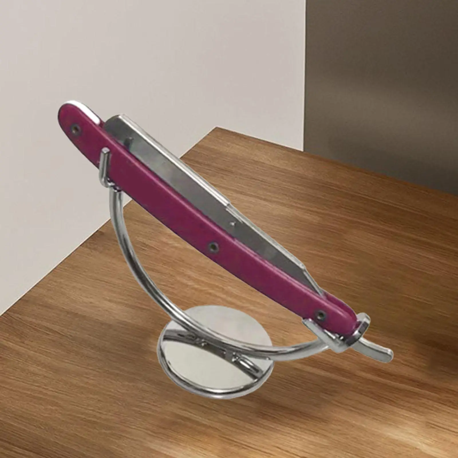 

Straight Razor Stand Curved Stand Razor Holder Polished Finishing Organizer