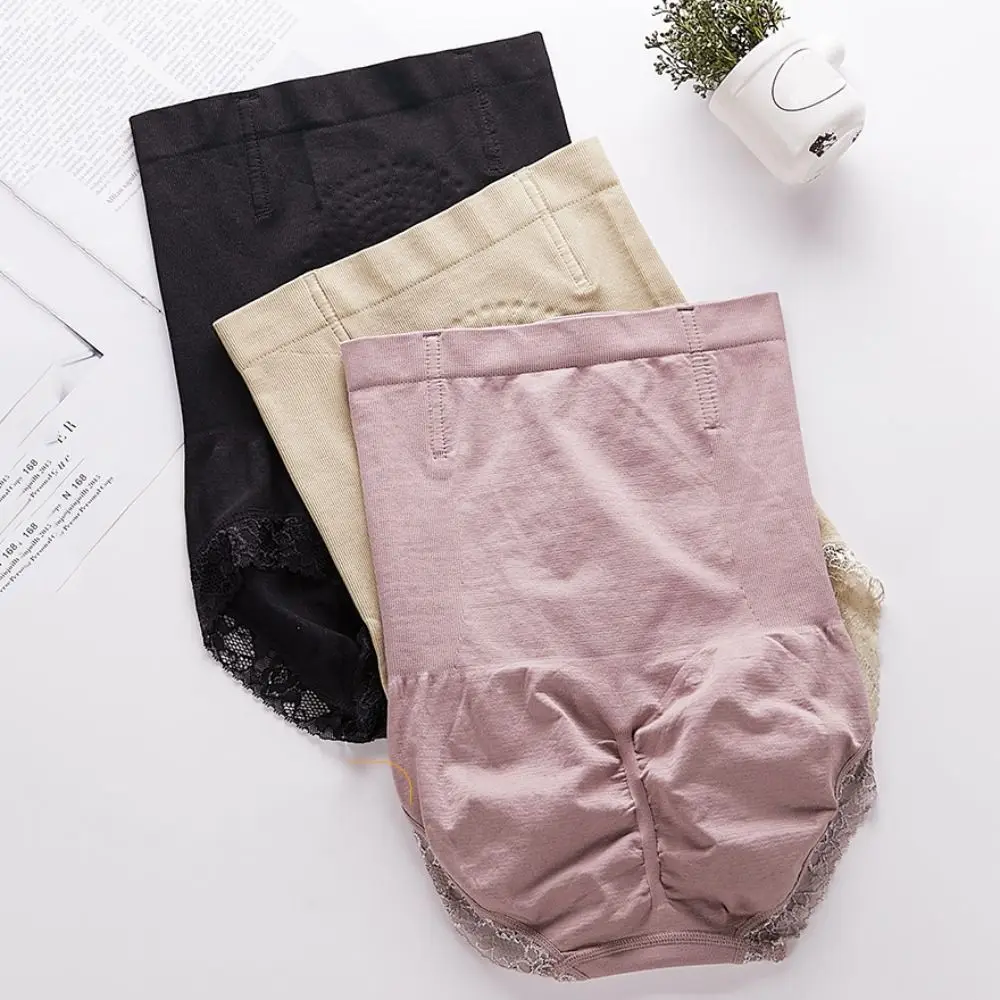 

High Waist Postpartum Body Shaper Shapewear Panties Seamless Underpants Large Size Waist Trainer Butt Lifter Briefs Women