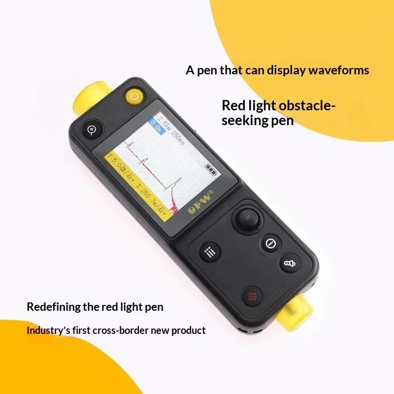 1Pcs 20KM Optic Fault Finder Handled OTDR Active Fiber Test Fiber Ranger FTTB FTTH Breakpoint Tester VFL 10MW