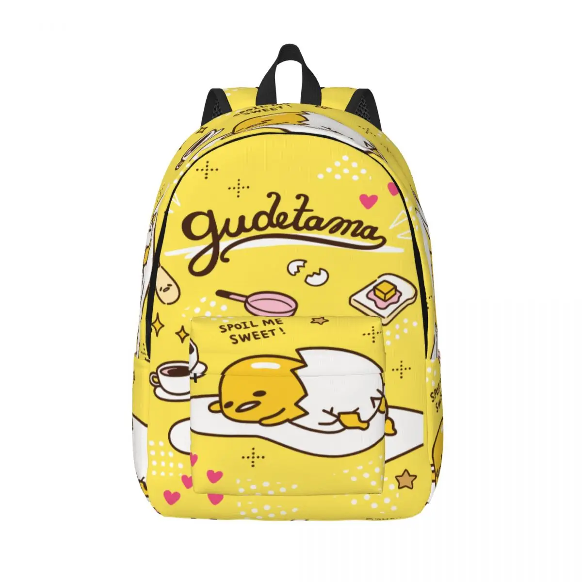 

Рюкзак с милым яйцом Gudetama, мультяшный рюкзак для учащихся начальной школы, сумка для книг, рюкзак для подростков, уличный рюкзак