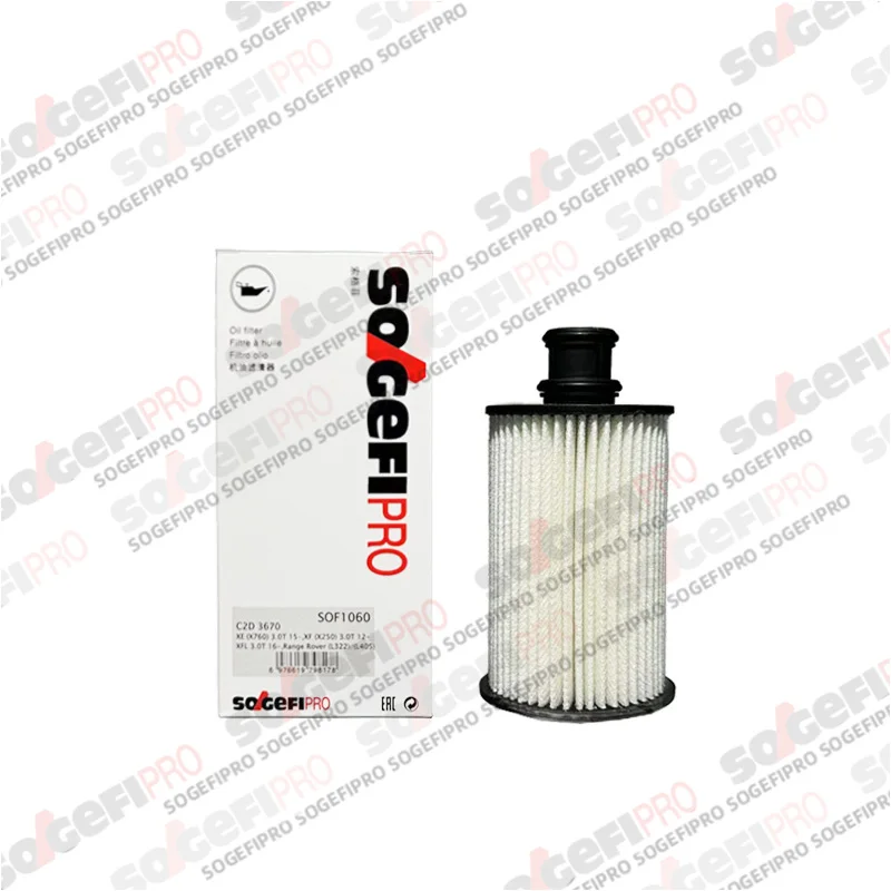 

For Jaguar F-PACE F-TYPE XE XF XJ 3.0 5.0 Land Rover DEFENDER Station Wagon DISCOVERY RANGE ROVER SOGEFIPRO Oil Filter SOF1060