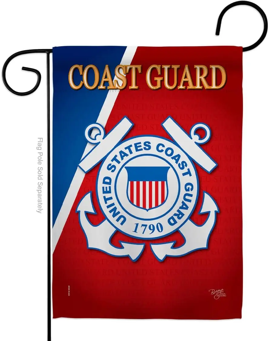 Breeze Decor US Guard USCG Semper Paratus Armed Forces Officially Licensed United State American Military Retire Decorativ