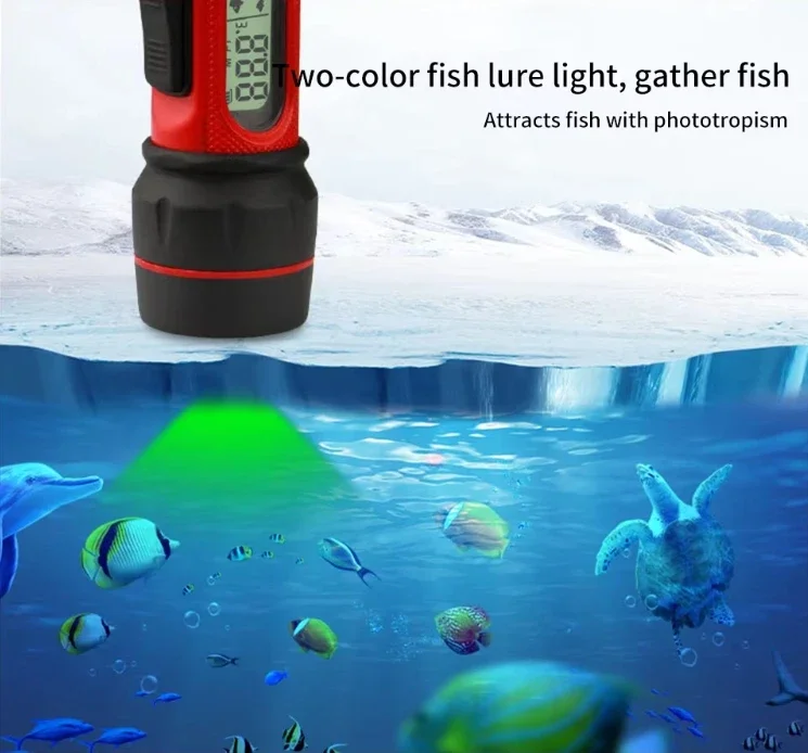 Ice Fishing Echo Sounder Fish  Wireless Digital Handheld Sensor Fish  Winter Fishing