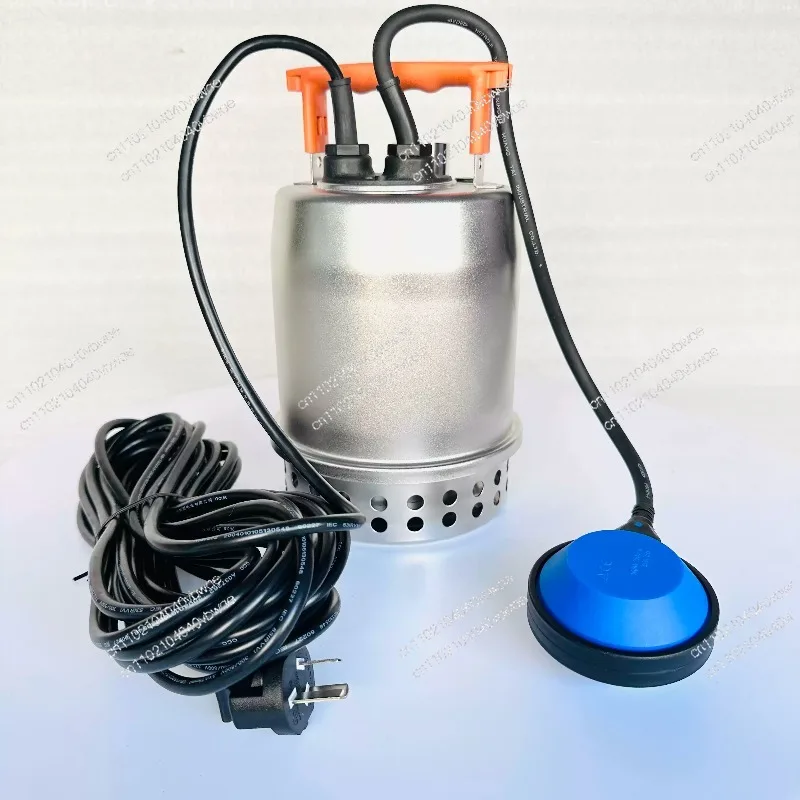 Stainless Steel 304 Submersible Pump 220V Automatic Drainage Sewage Water Pump for Basement Sump QCK Type