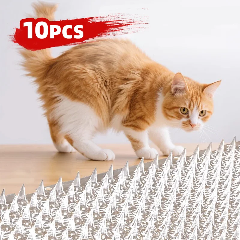 

New Plastic Bird Repeller Spikes Fence Wall Cat Anti Pigeon Spikes Anti-bird Outdoor Squirrel Garden Fences Animal Repellent