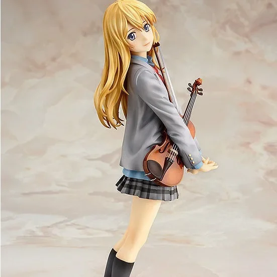 Hot Anime Miyazono Kaori Peripheral Products Action Figures Delicate Workmanship Kawaii Model Computer Case Decoration Gifts