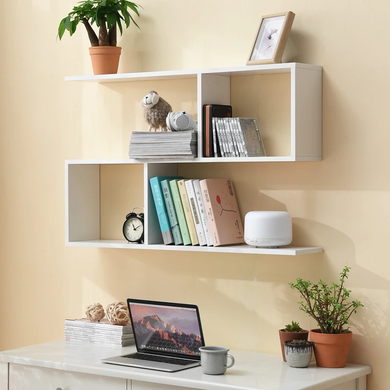 Bookshelf wall shelf wall mounted solid
