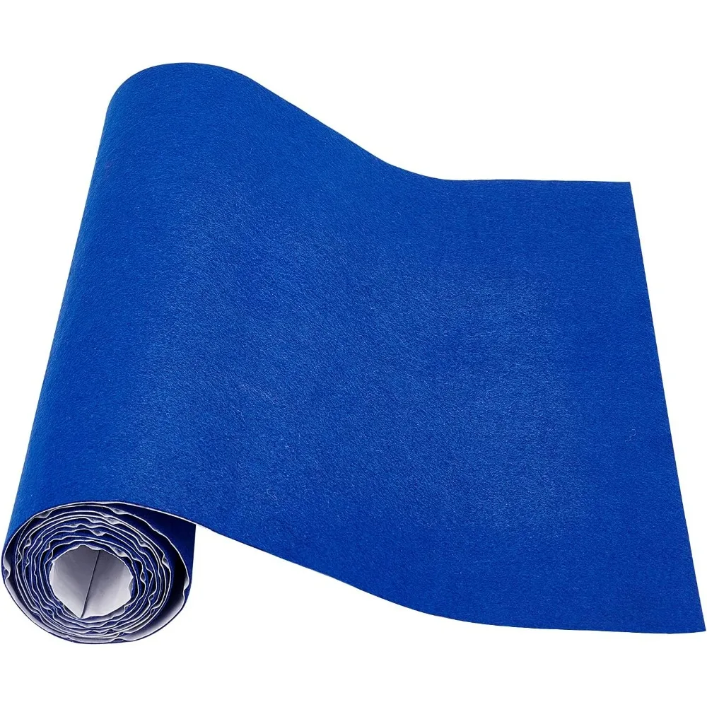 15.7x78.7(40cmx2m) Self-Adhesive Felt Fabric Royal Blue Jewelry Box Lining for DIY Costume Making and Furniture Protection