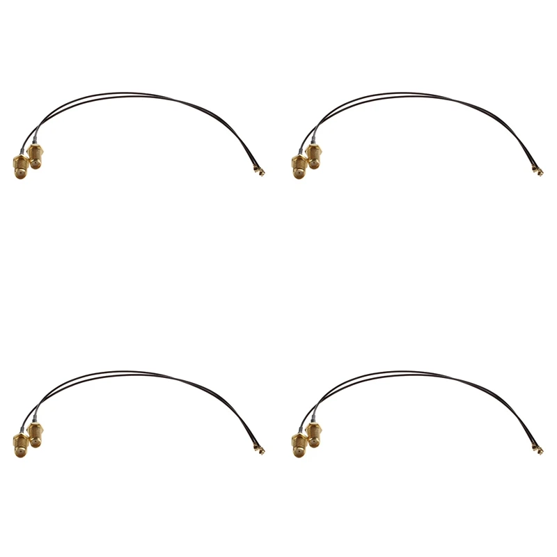 8 Pcs. WLAN Antennas Pigtail HIROSE U.Fl SMA Box Adapter Cable IPEX RSMA 20Cm