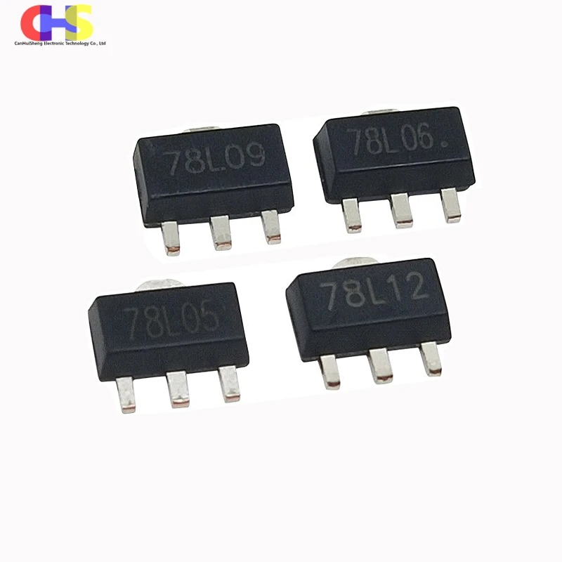 20pcs 78L05 SOT-89 SMD Triode 78L06 78L08 78L09 78L10 78L12 78L15 78L18 78L33 SOT89 Three Terminal Voltage Regulator Chip