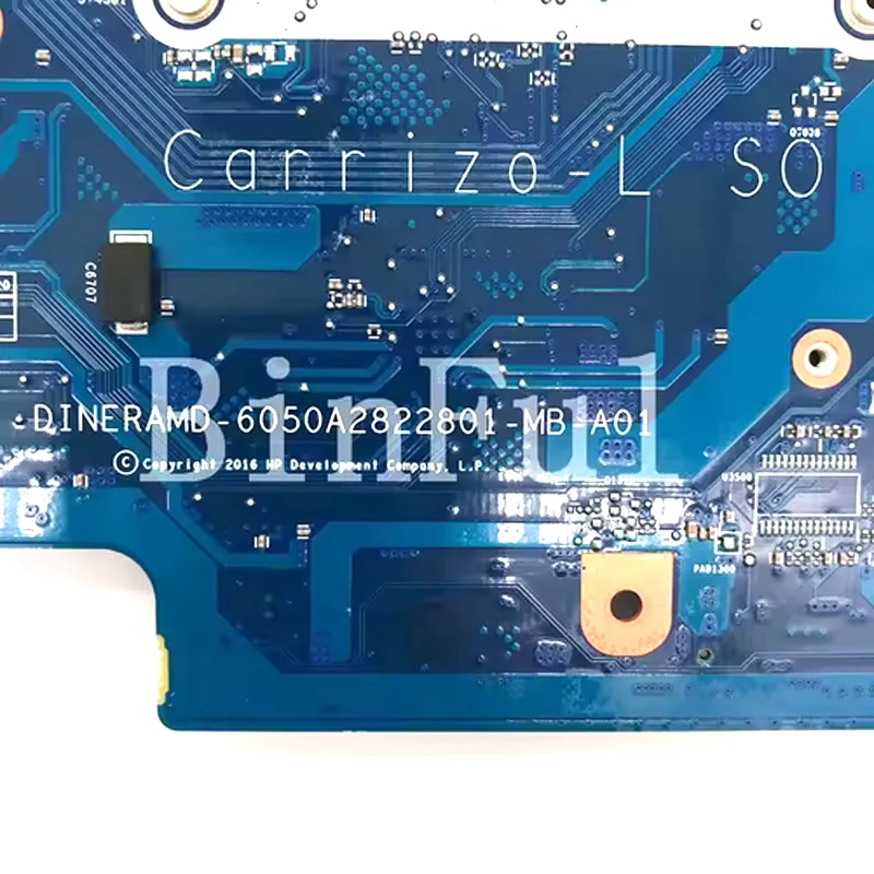 

858047-601 858047-501 858047-001 6050A2822801-MB-A01 Материнская плата для ноутбука HP 14-AN с процессором E2-7110 100% полный тест в порядке