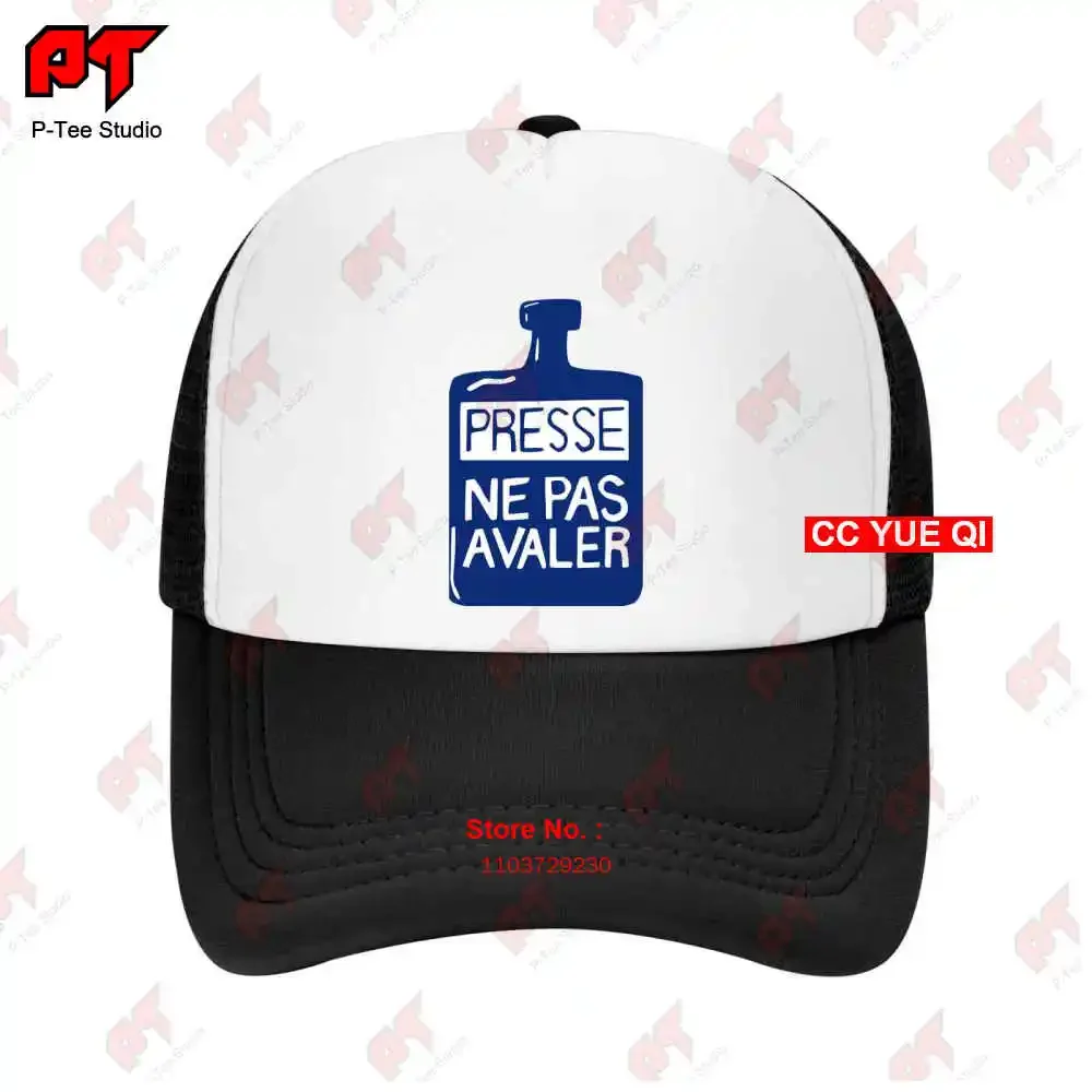 Presse Ne Pas Avaler 664 Retro Baseball Caps Truck Cap R46Z