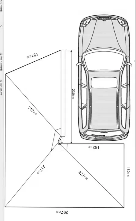 قائمة بذاتها 4wd 4x4 الطرق الوعرة 270 درجة المظلة ذاتية الدعم خيمة تخييم السيارة Awing #6