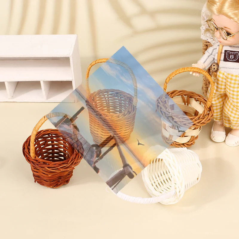 Kids Toys Basket - *1Pc new Doll House Accessories new
