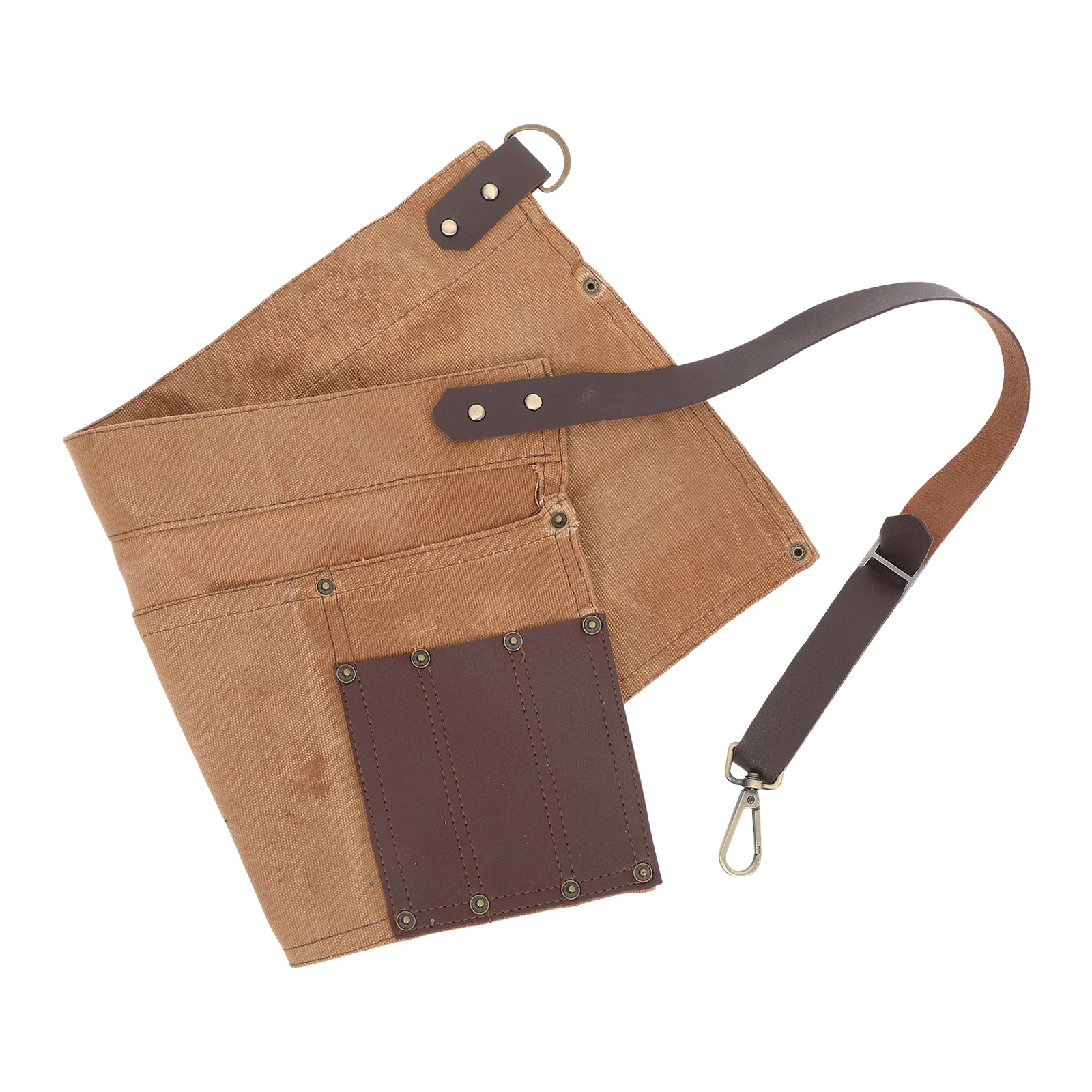 

Tool Waist Pouch Canvas Apron Adjustable For Gardeners Carpenters Electricians Welders Utility Belt Pouch Gardening Woodworking