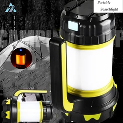 F2 Portable Rechargeable Led Lamp Tent Search Lantern Outdoor Light Fishing Camping Equipment Gadgets Light Usb Torch Flashlight