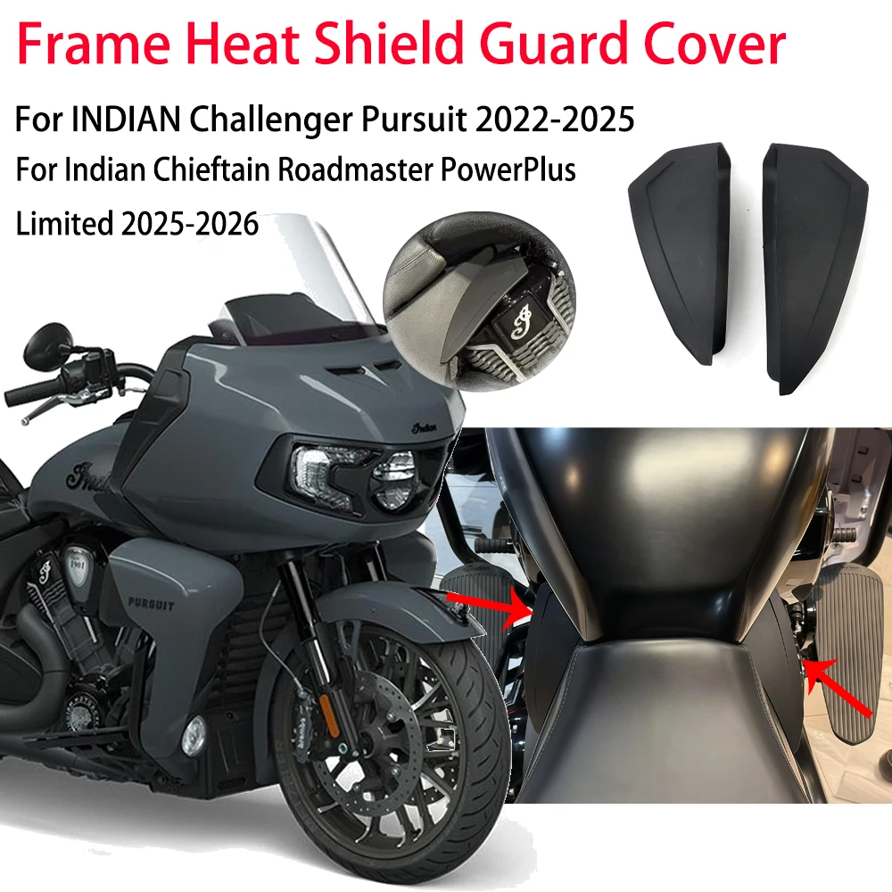 

for indian motorcycle accessories Mid-Frame Heat Shields Deflectors For Indian Challenger Pursuit Chieftain PowerPlus Limited